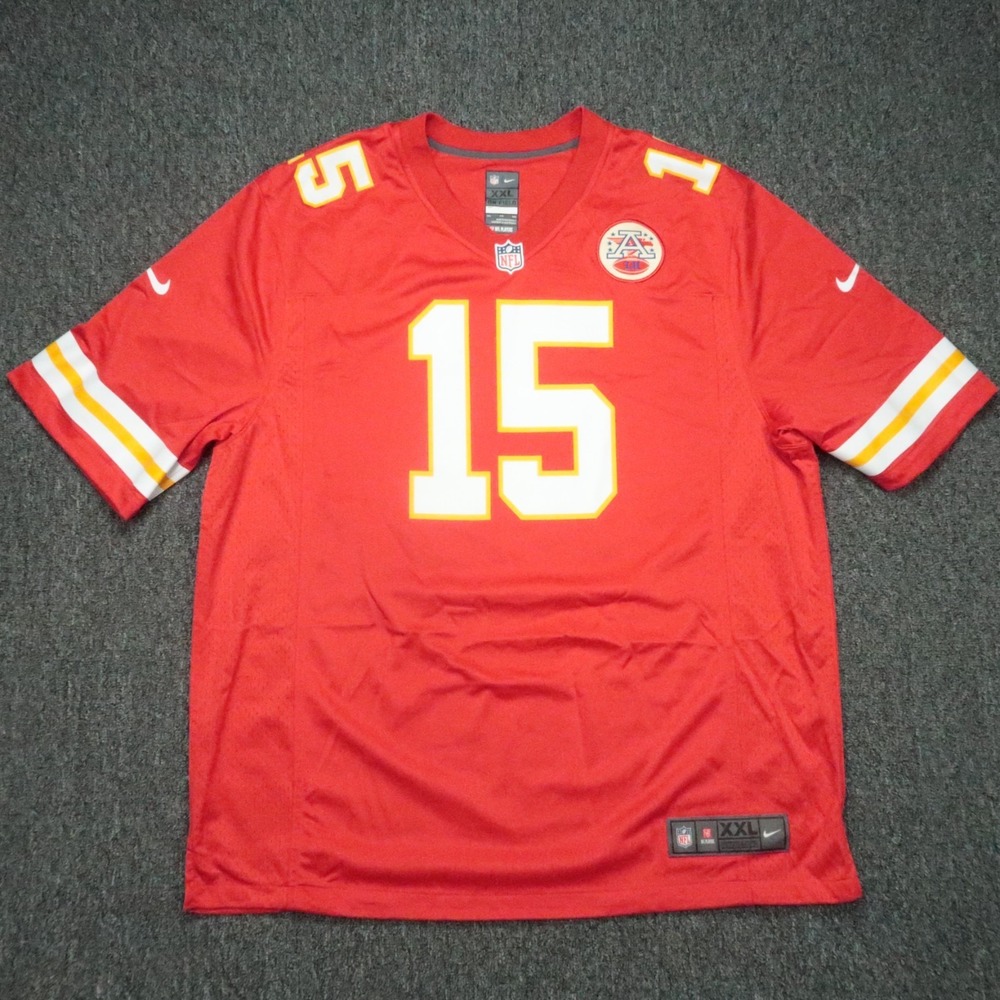 Patrick Mahomes‎ Jersey Mens XXL Red Nike On Field Kansas City Chiefs